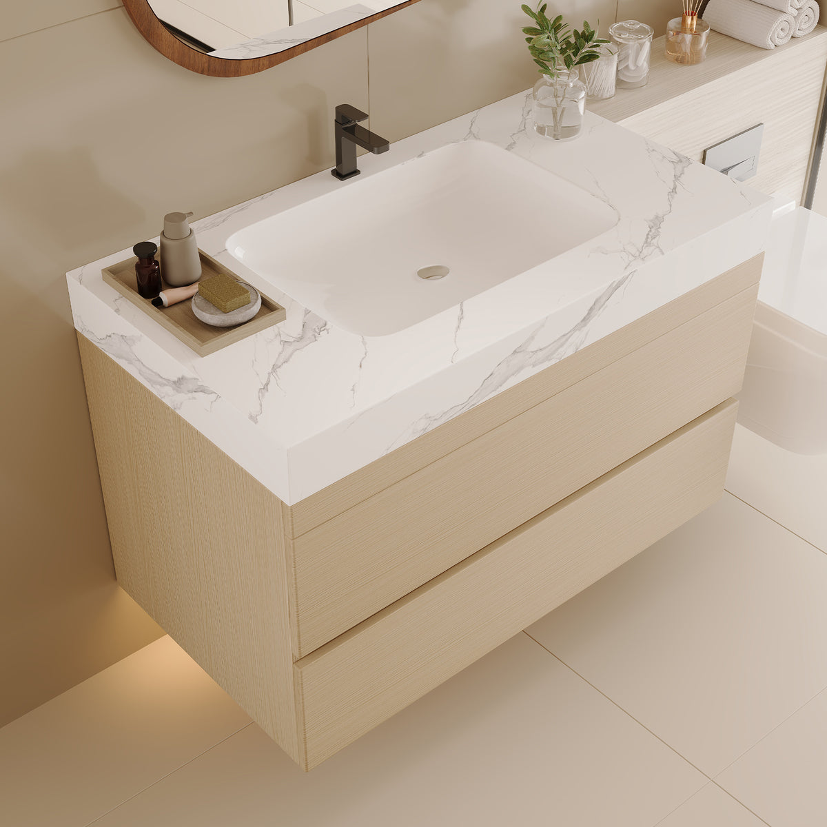 Modern Floating Bathroom Vanity