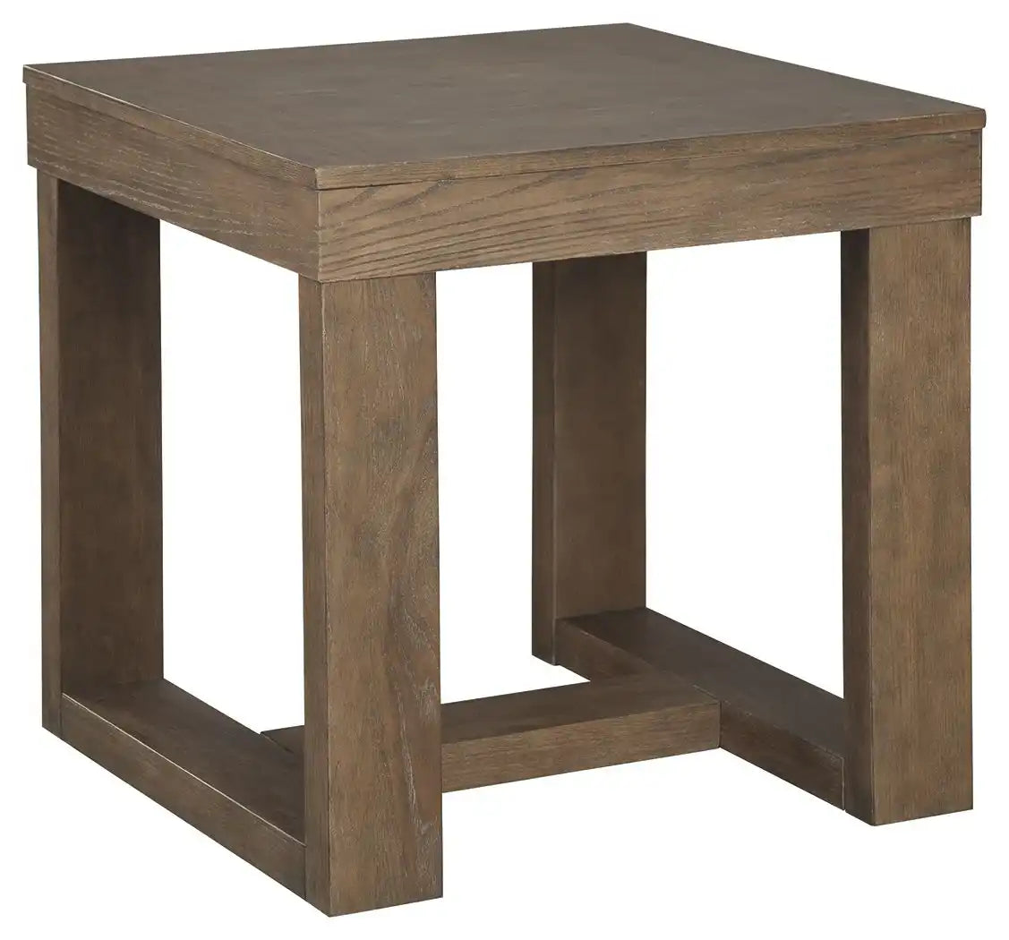 Cariton - Square End Table - Gray - Best Buy Furniture