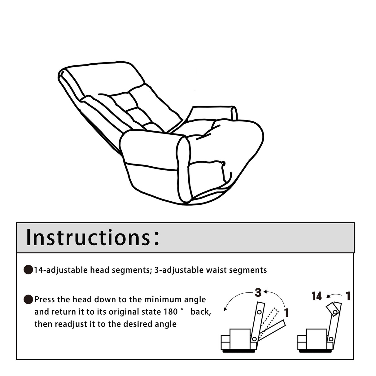 Modern With Metal Frame Swivel Game Lounge Chair With Adjustable Headrest And Waist Support, 360 Degree Rotatable Leisure Chair For Living Room - Gray