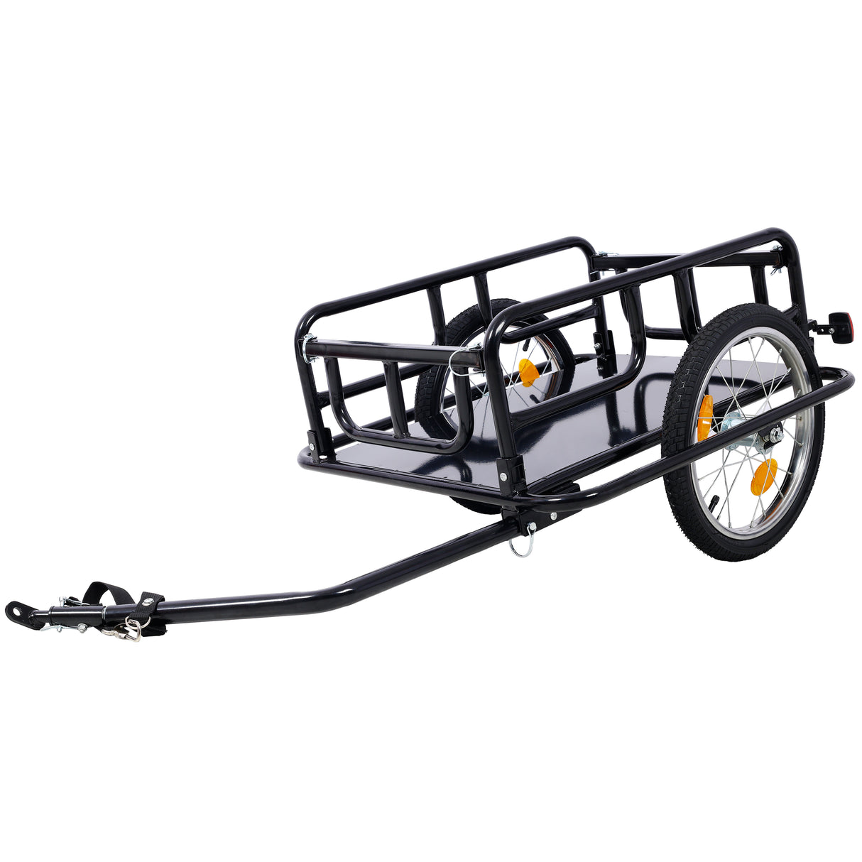 Foldable Bike Cargo Trailer with Universal Bike Hitch