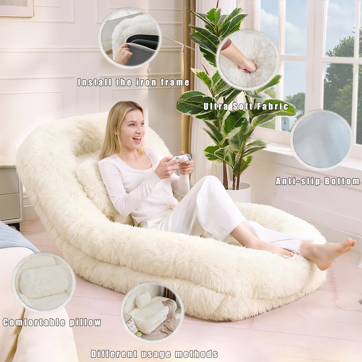 Human Dog Bed & Lazy Sofa