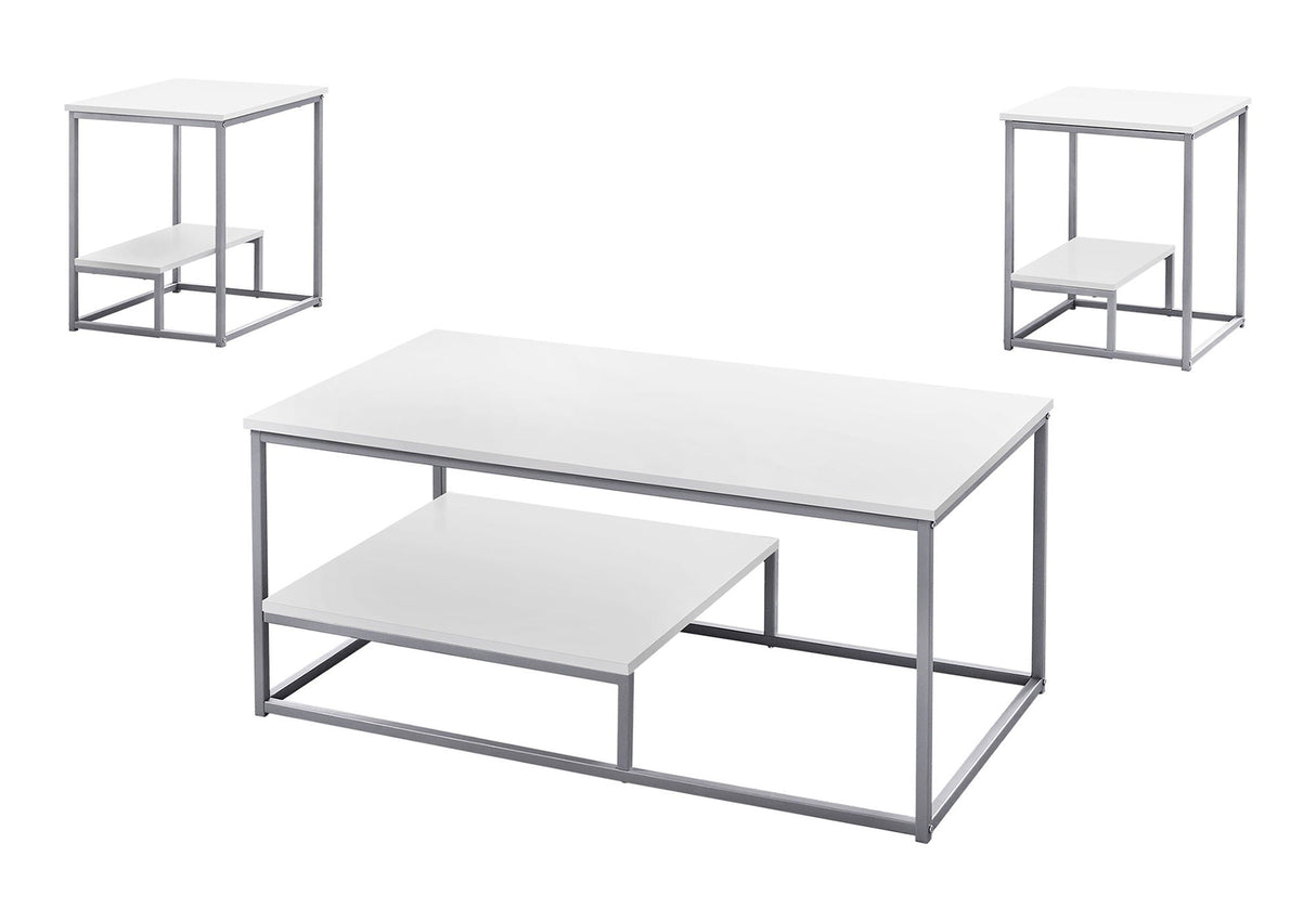 Table Set, Coffee, End, Side, Accent, Living Room, Contemporary & Modern (Set of 3) - Best Buy Furniture