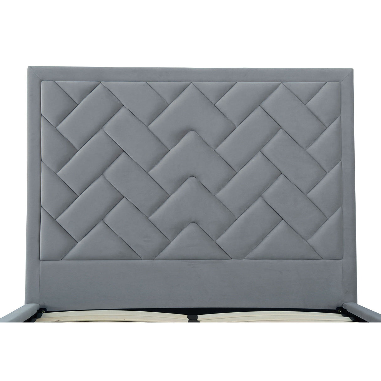 Crosby - Bed With Upholstered Headboard And Slats