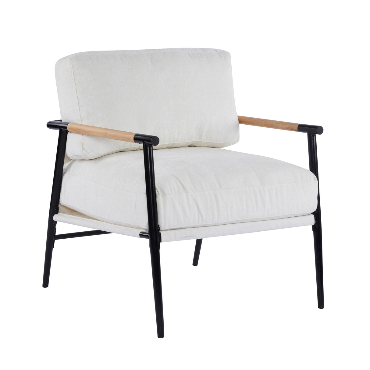 Modern Accent Chair With Plush Cushions, Cozy Seating - Best Buy Furniture