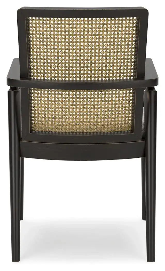 Galliden - Dining Upholstered Arm Chair (Set of 2) - Black - Best Buy Furniture