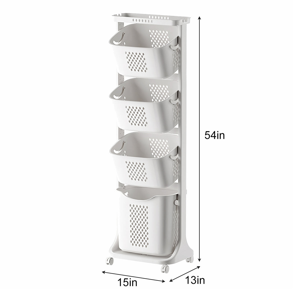 4-Tier Laundry Hamper Sorter