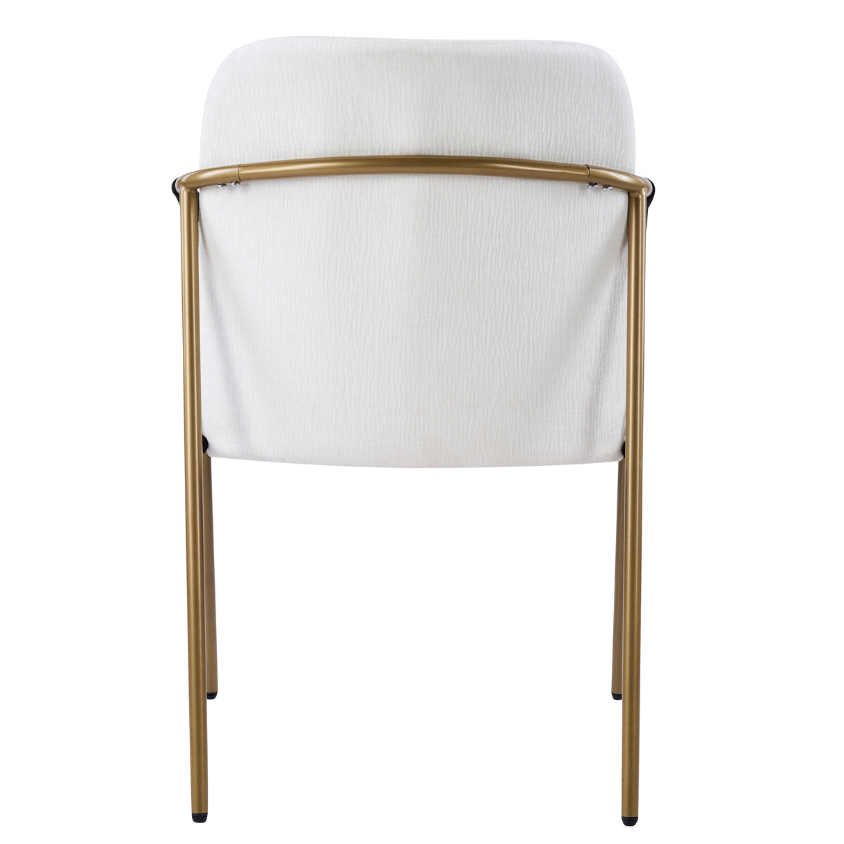 Modern Glam Upholstered Dining Chairs (Set of 2)