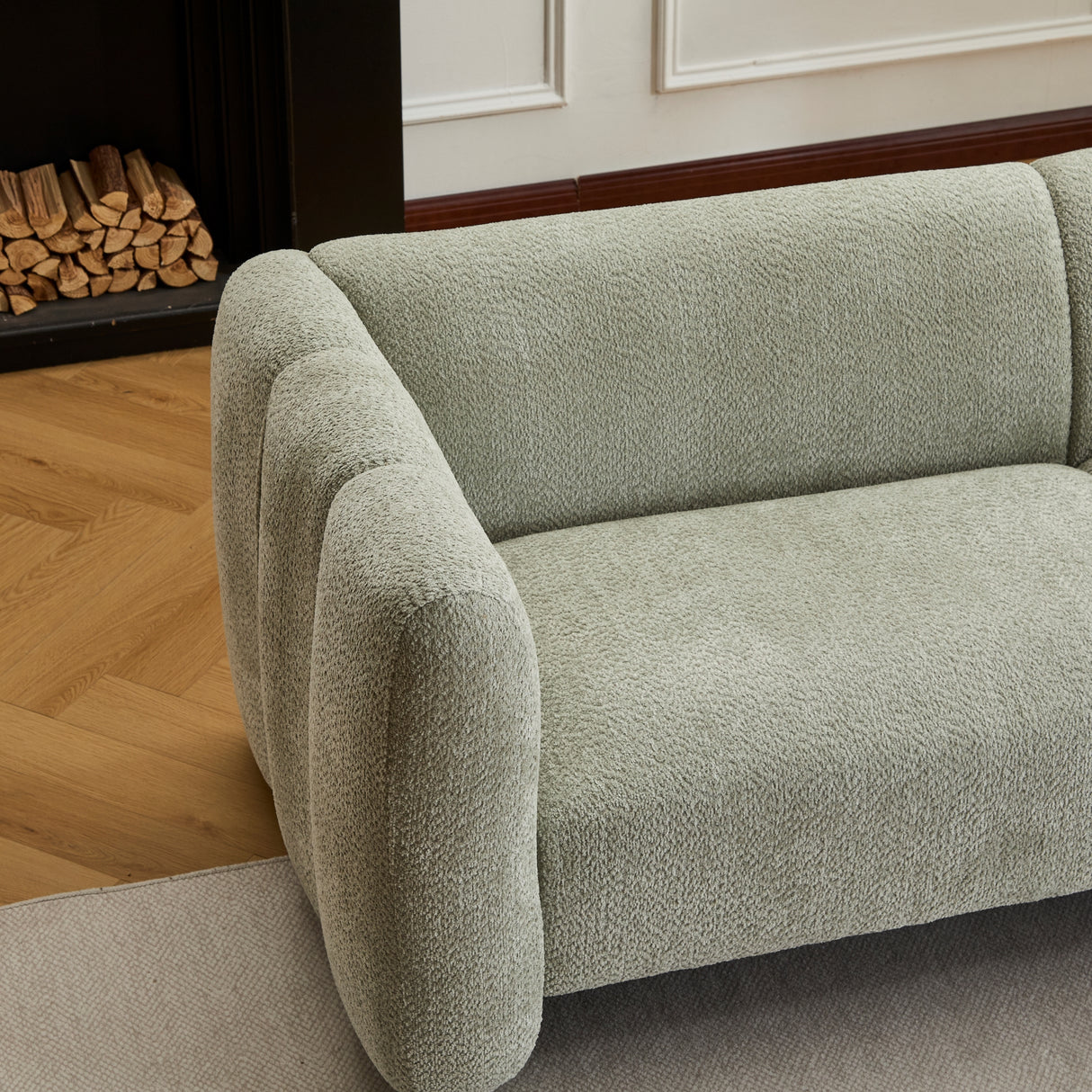 Tonson 83" 3-Seater Sofa with Wave Design