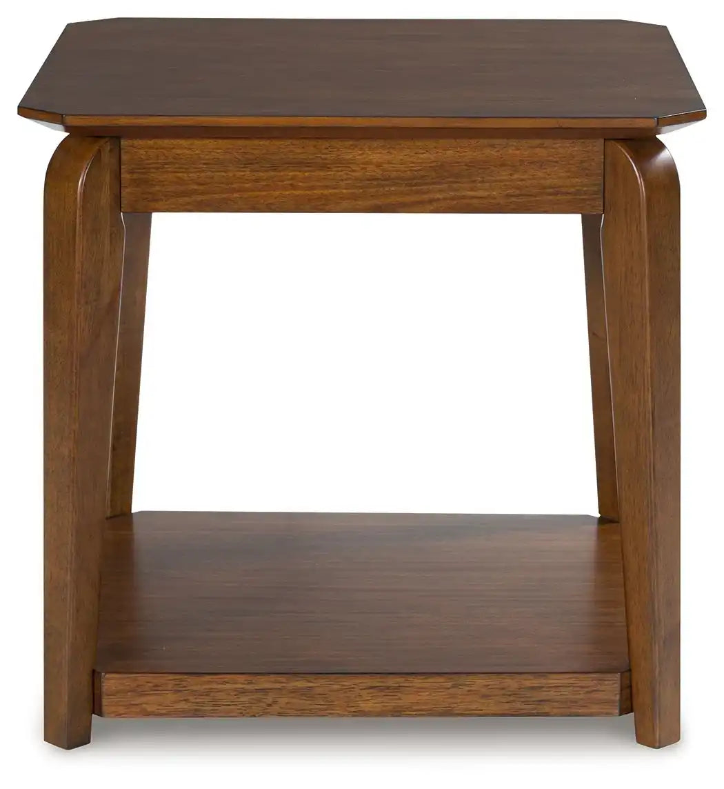 Trenmour - Square End Table - Medium Brown - Best Buy Furniture