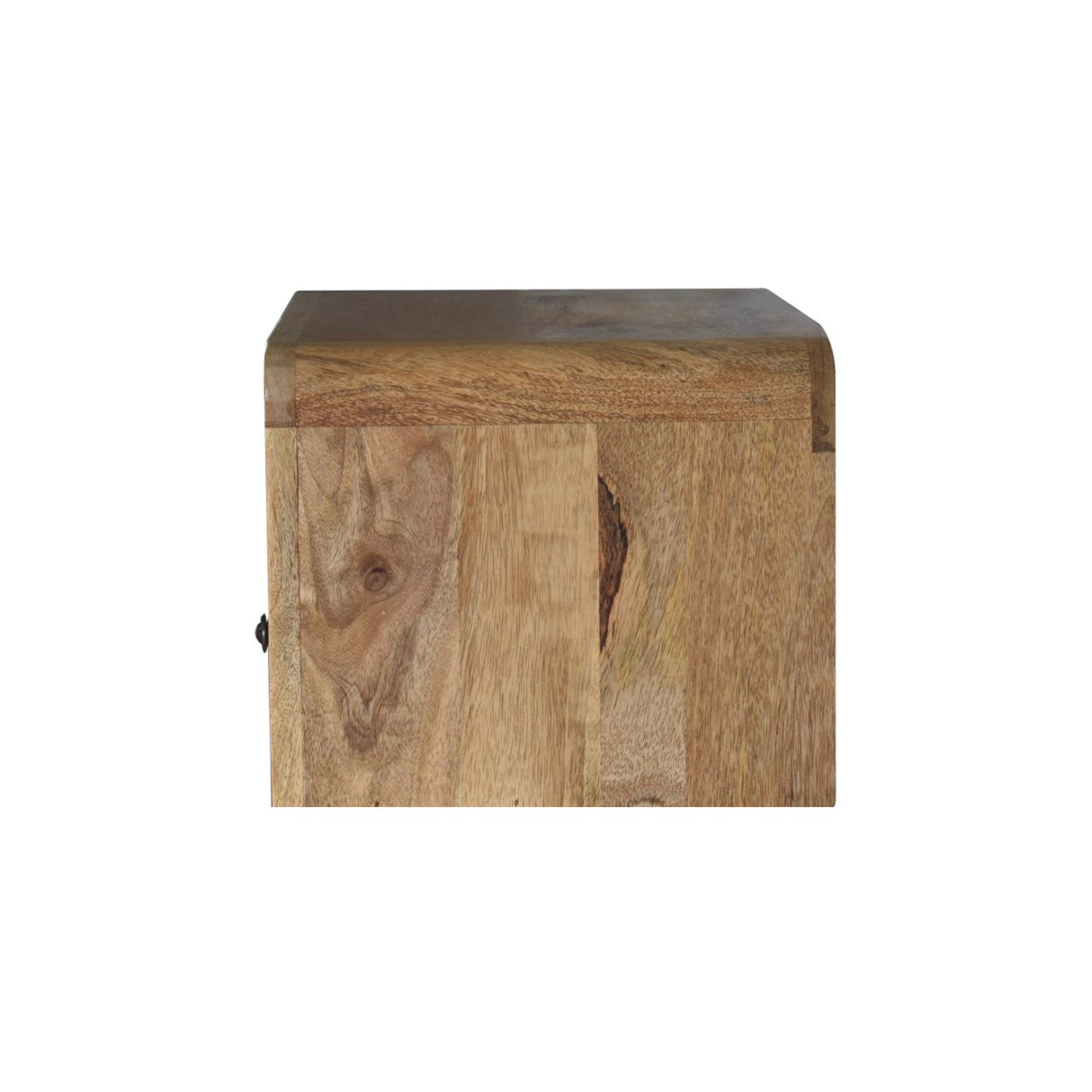 Chunky Floating Bedside, 1-Drawer, 1 Open Slot, Oak-ish