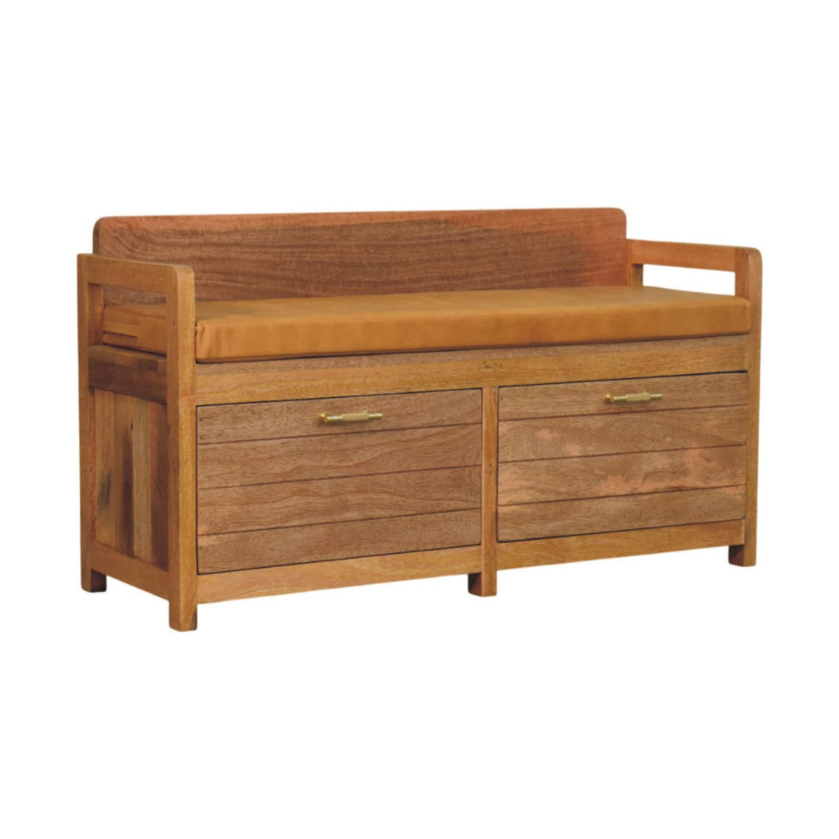 Oxford Oak-ish 2-Drawer Storage Bench