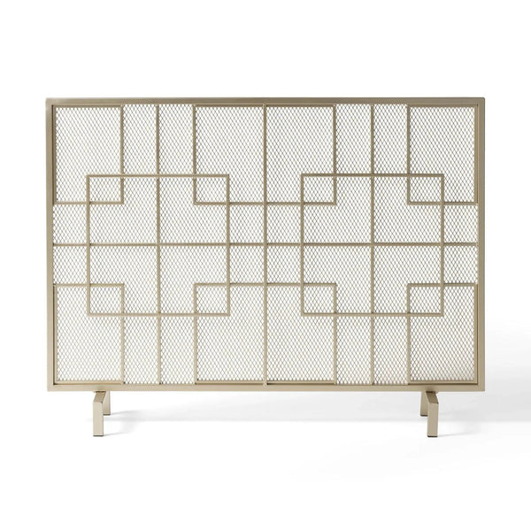 Dorothy - Modern Single Panel Iron Fire Screen - Best Buy Furniture