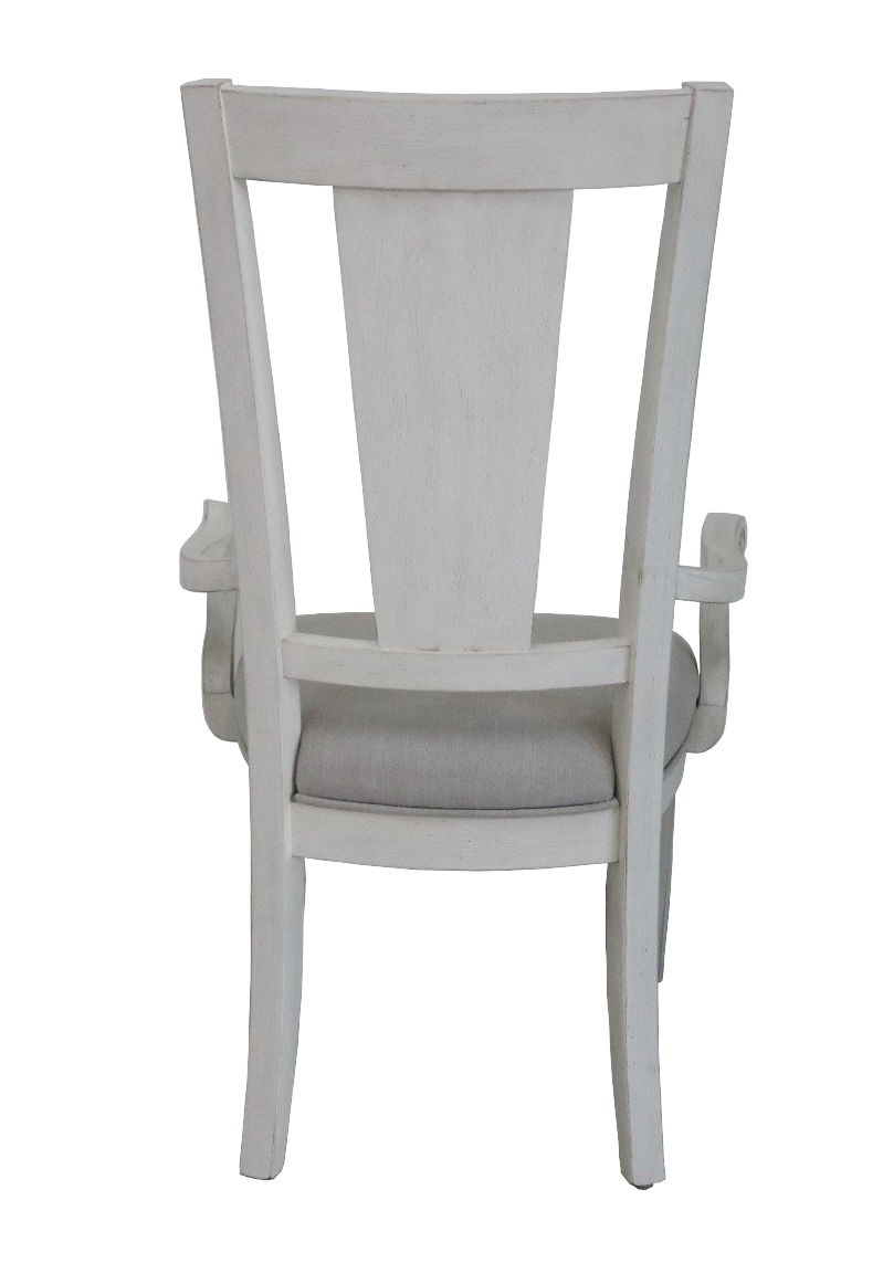 Katia - Arm Chair (Set of 2) - Light Gray / White - Best Buy Furniture