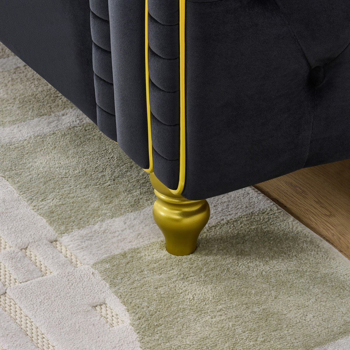 Modern Velvet Loveseat Sofa