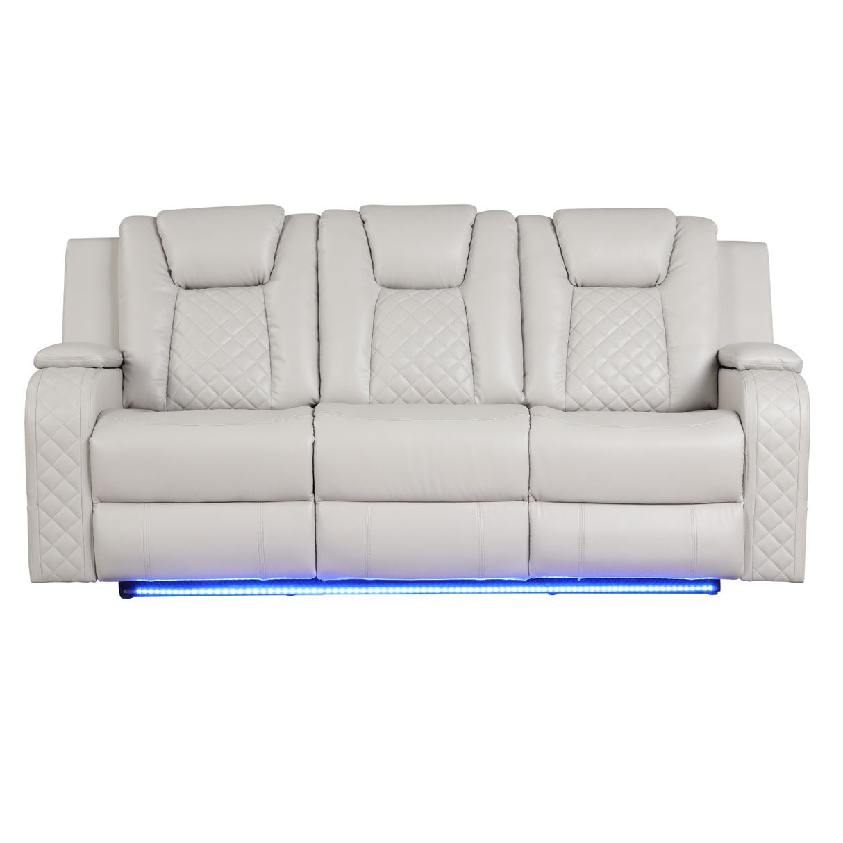 Benz - LED & Power Recliner With Adjustable Headrests And Ambient LED Lighting
