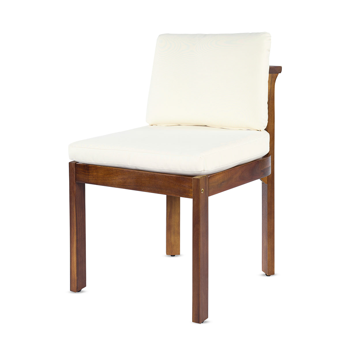 Acacia Wood Outdoor Dining Chair Set of 4