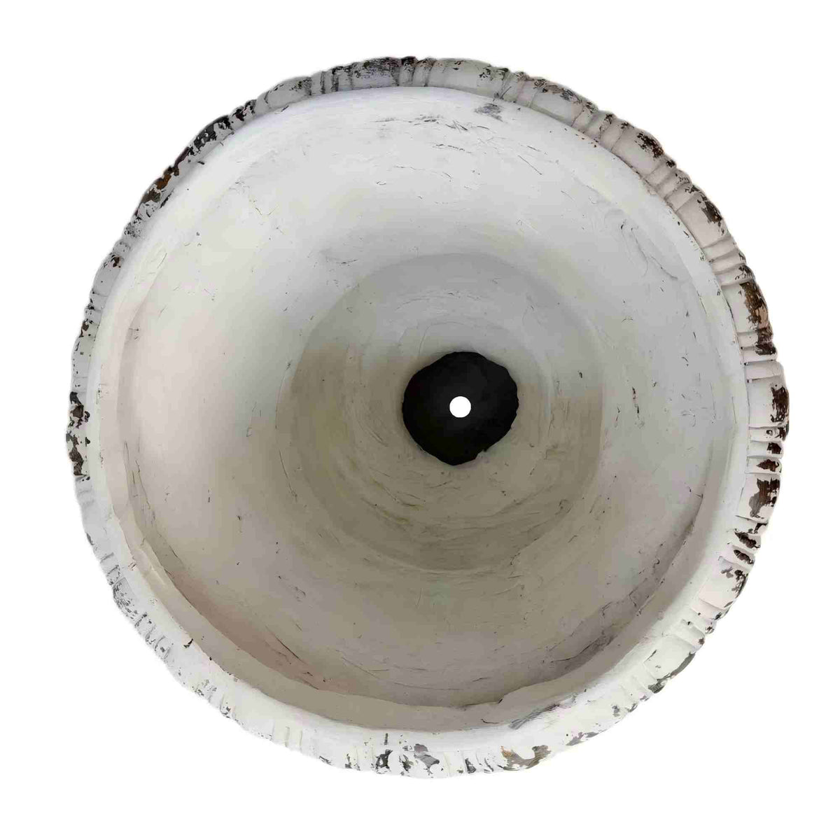Antique White MGO Garden Planter with Drainage – Garden Pot