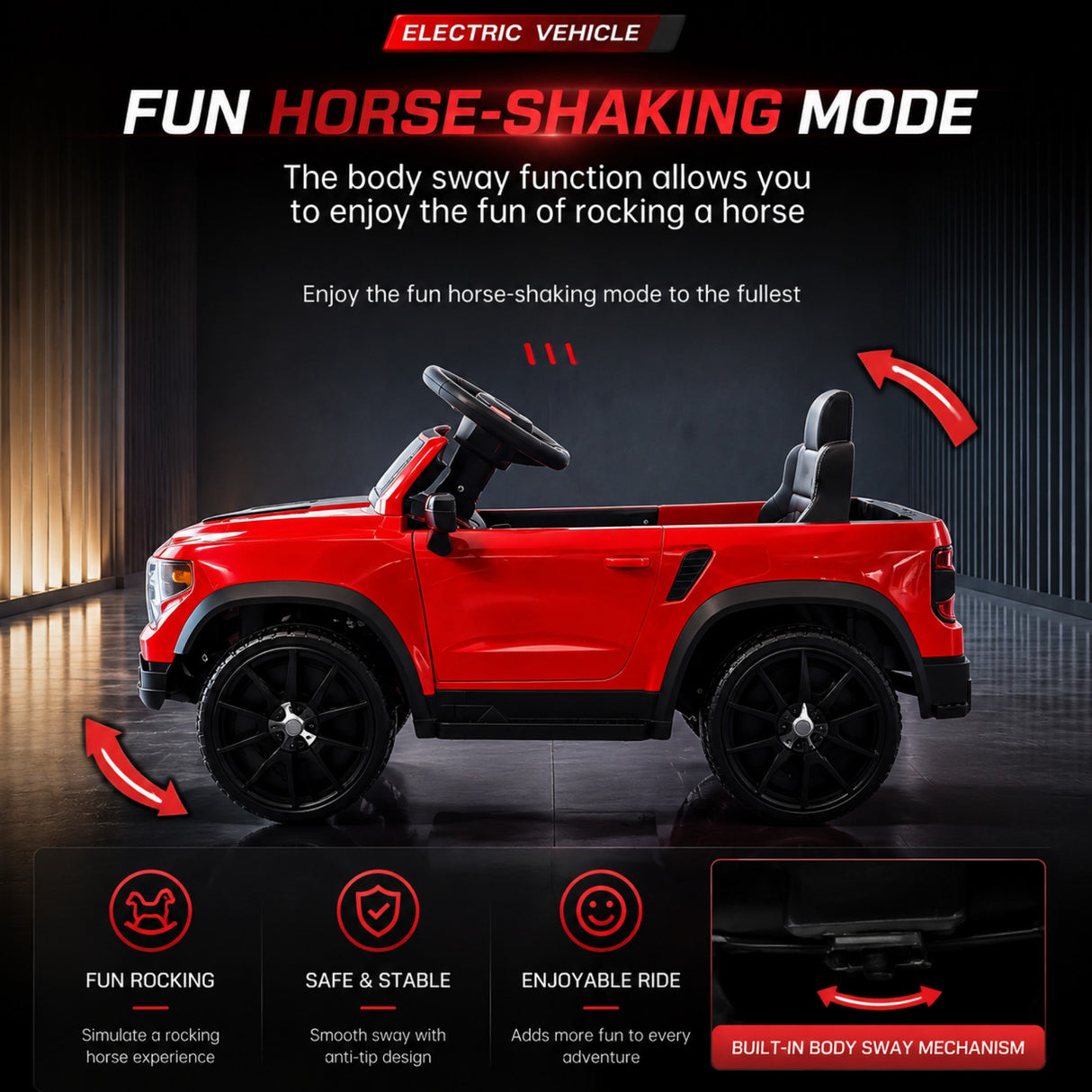 12V Kids Ride-On Car with Remote Control