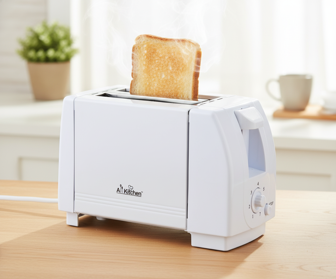 Cool Touch Toaster with 6 Temperature Settings & Extra Wide 1.25" Slots for Bagels, Waffles, Specialty Breads, Puff Pastry, Snacks, ETL Certified, 2 Slices