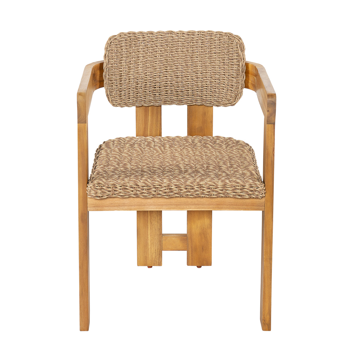 Outdoor Acacia Wood Dining Chair Set of 2
