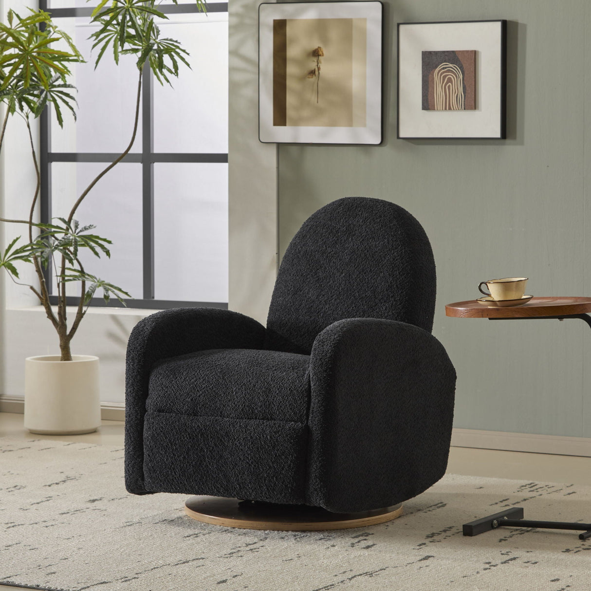 Contemporary 360 Swivel And Glider Recliner Chair - Best Buy Furniture