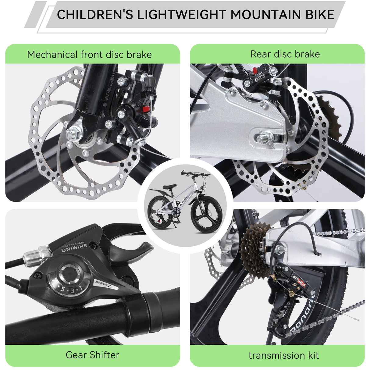20 Inch Kids Mountain Bike
