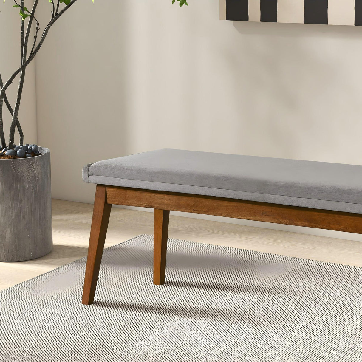 Warren - Bench - Ash Gray