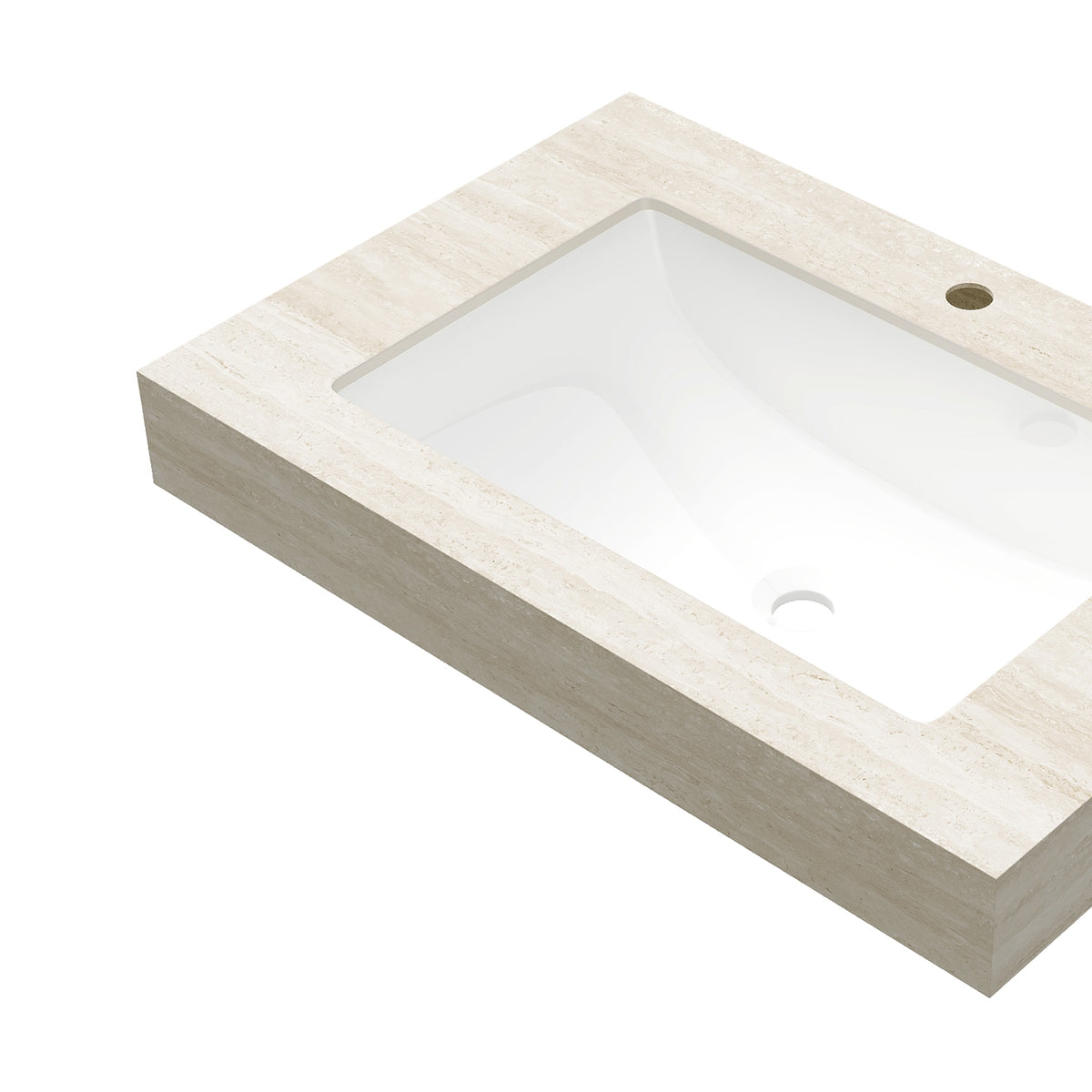 30" Roma Travertine-Pattern Sintered Stone Countertop