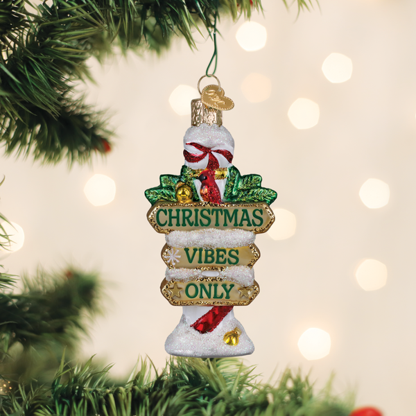 Jolly Junction Post Ornament