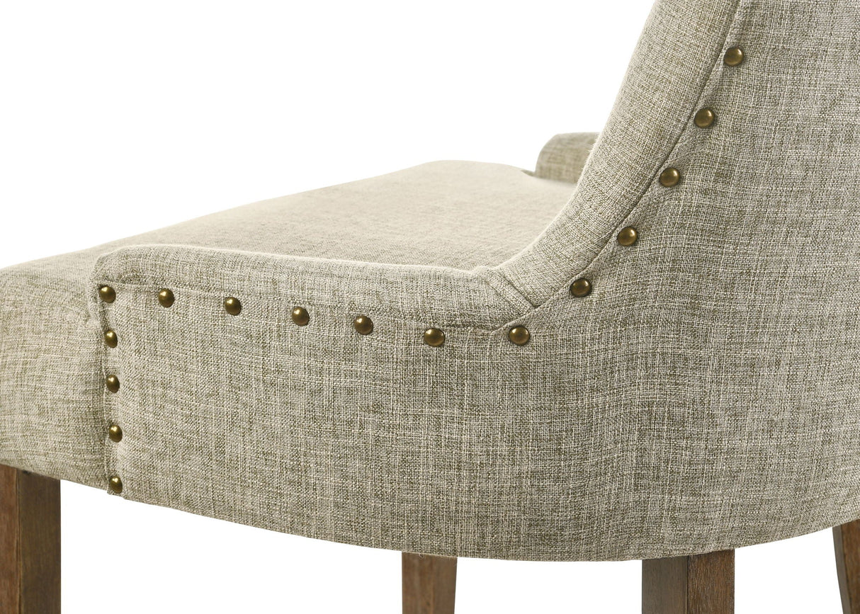 Yotam - Side Chair (Set of 2) - Beige / Oak - Best Buy Furniture