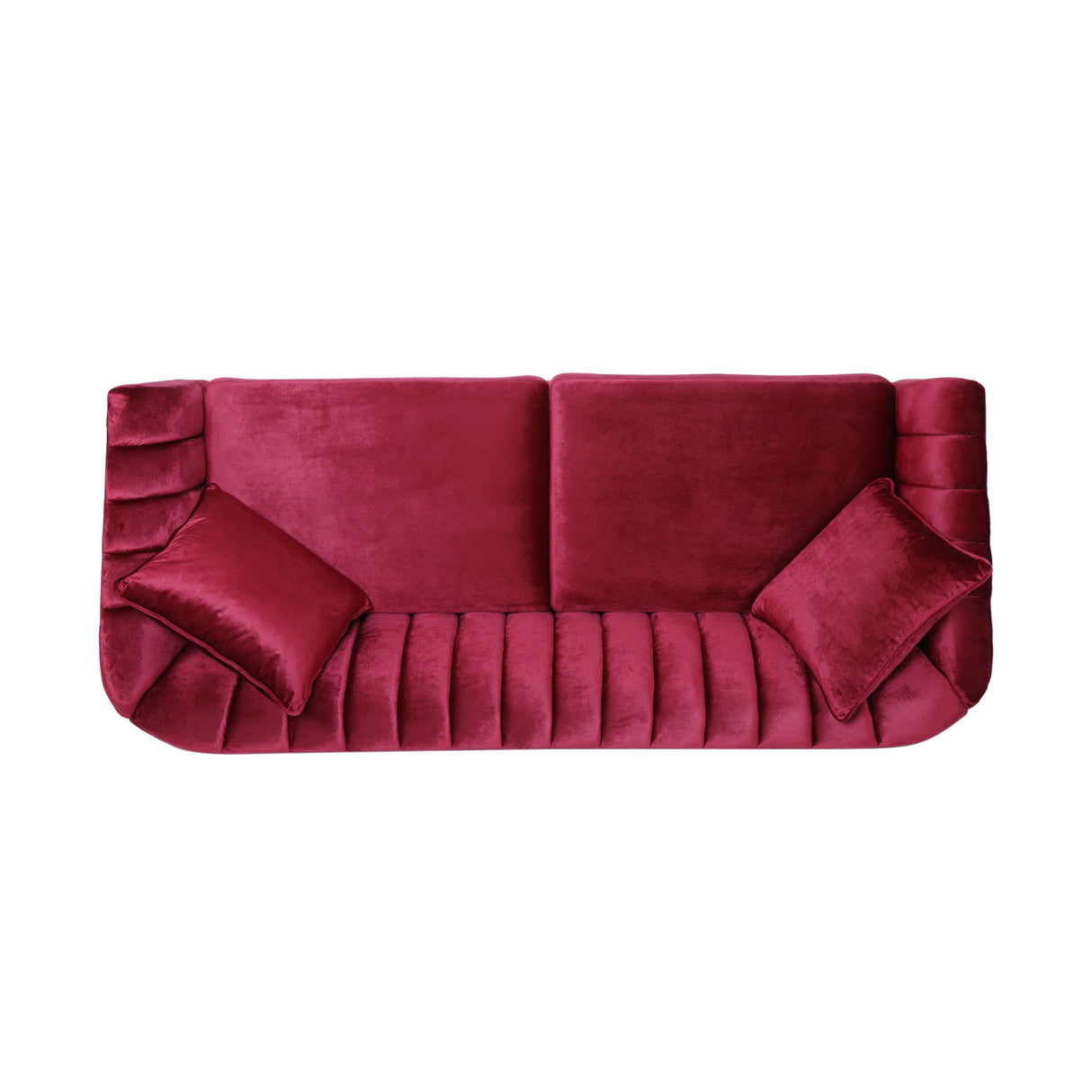 3-Seater Sofa (Wine Red)