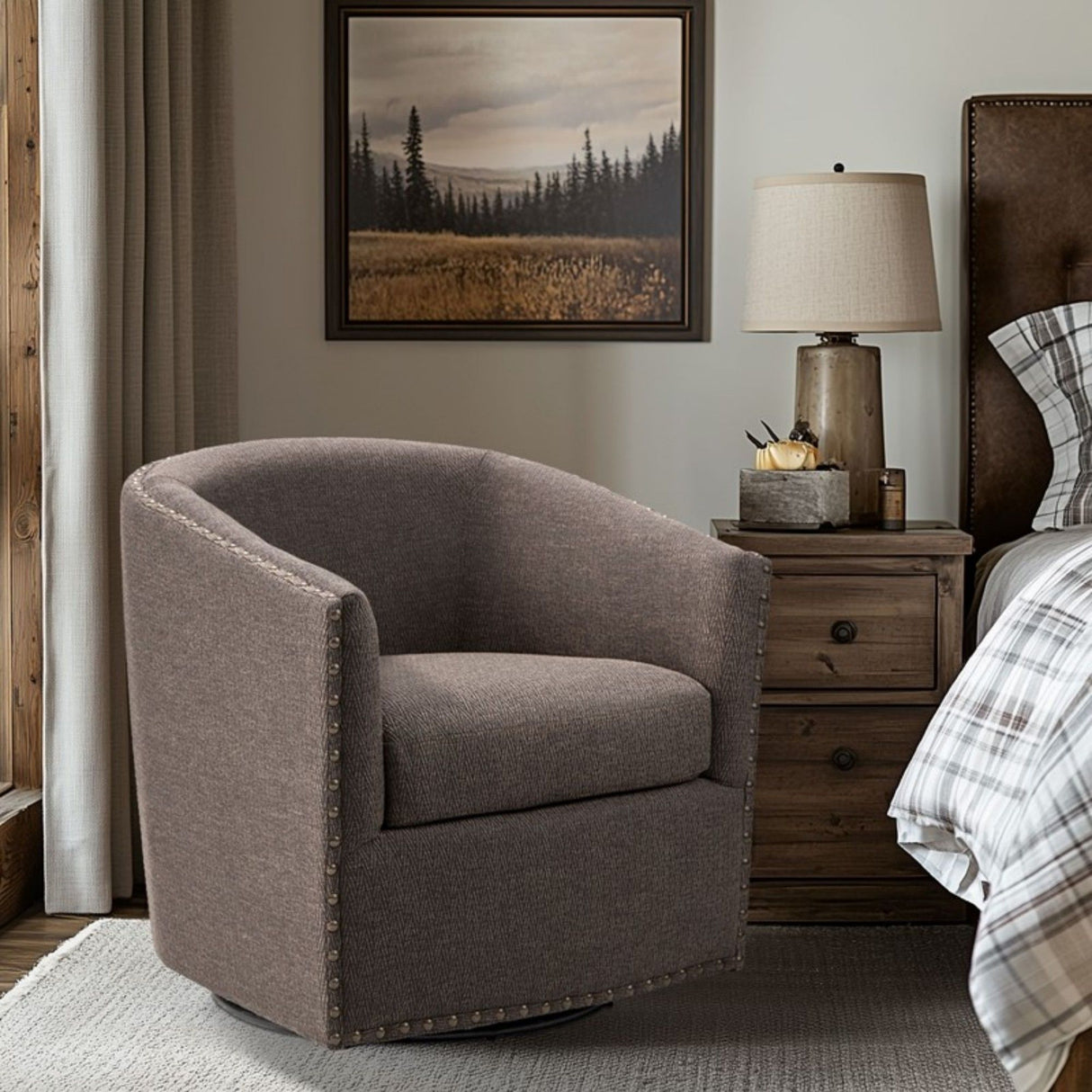 Luxurious Chair With 360 Degree Rotation