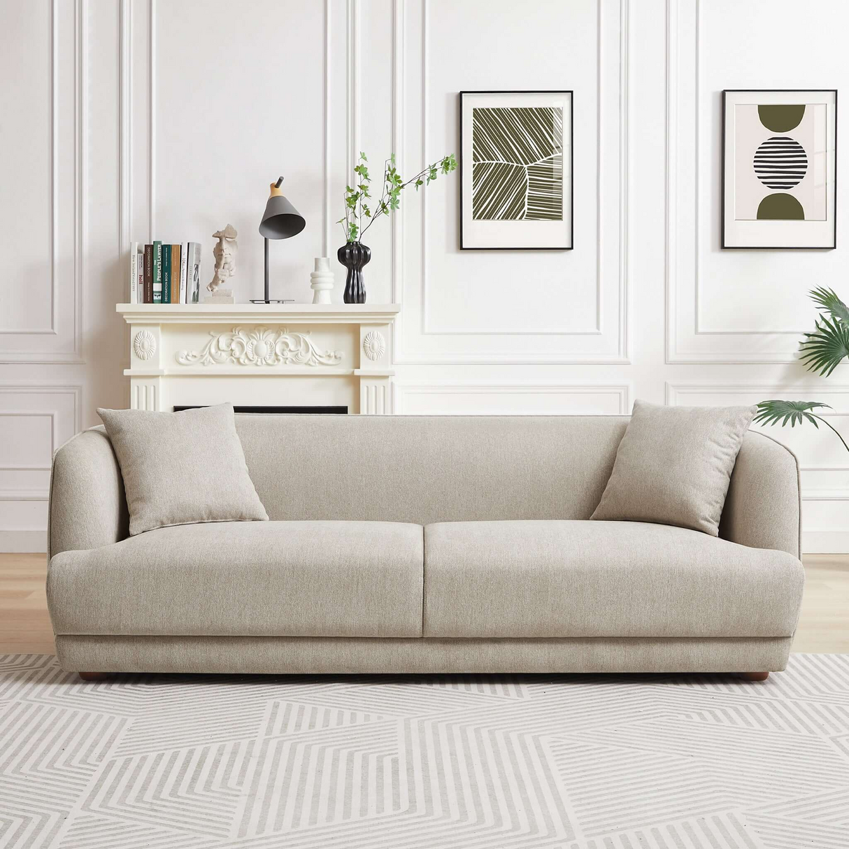 Larisa Mid Century Modern Sofa