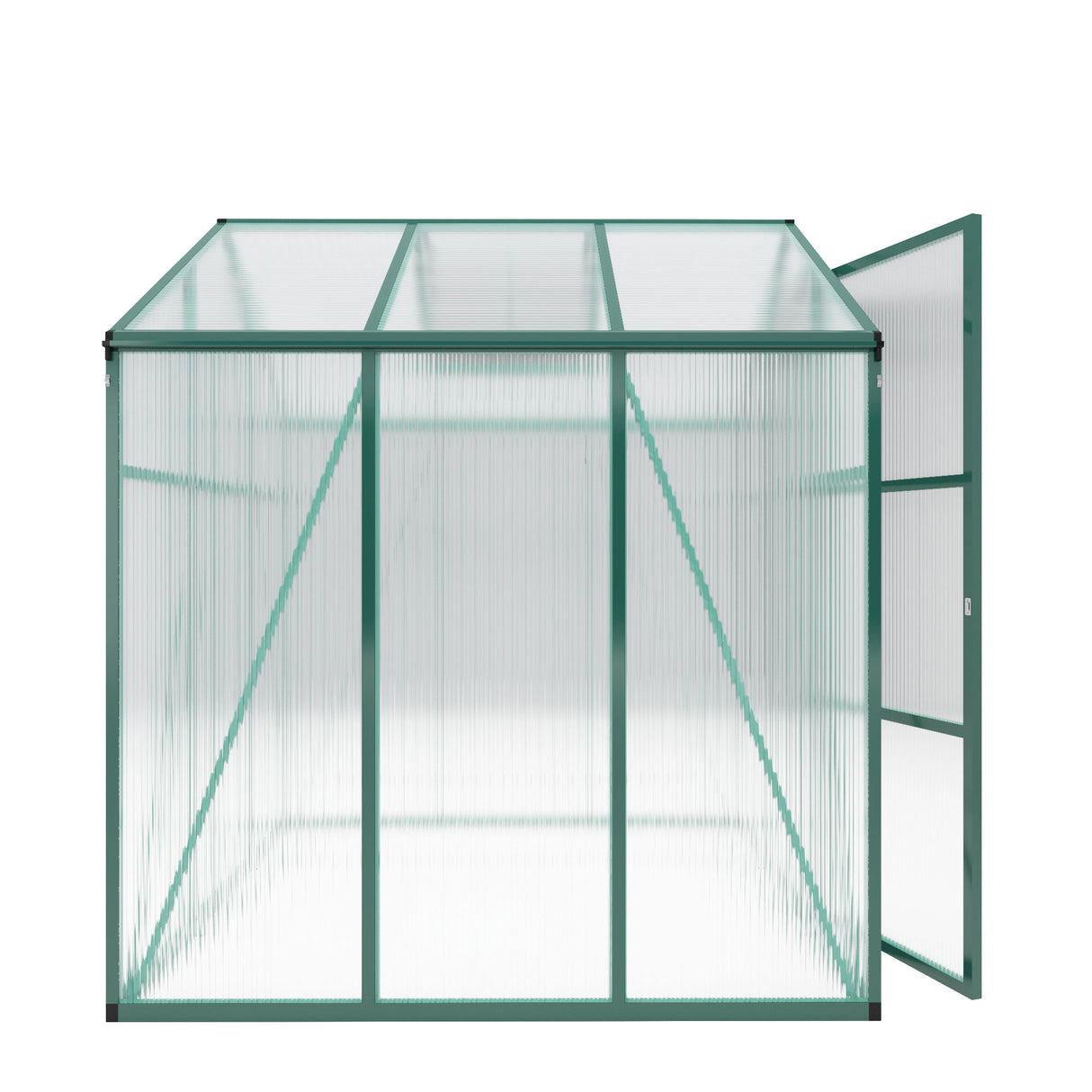 Polycarbonate Walk-In house, Raised Base For Outdoor In All Season