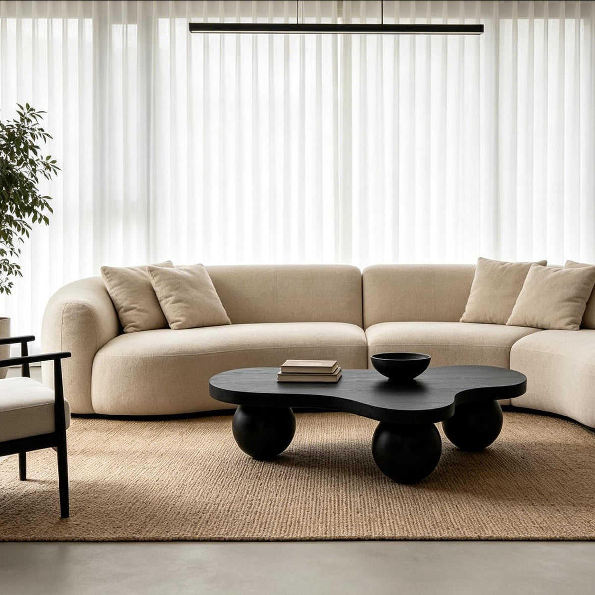 46'' Cool Funky Unique Coffee Table