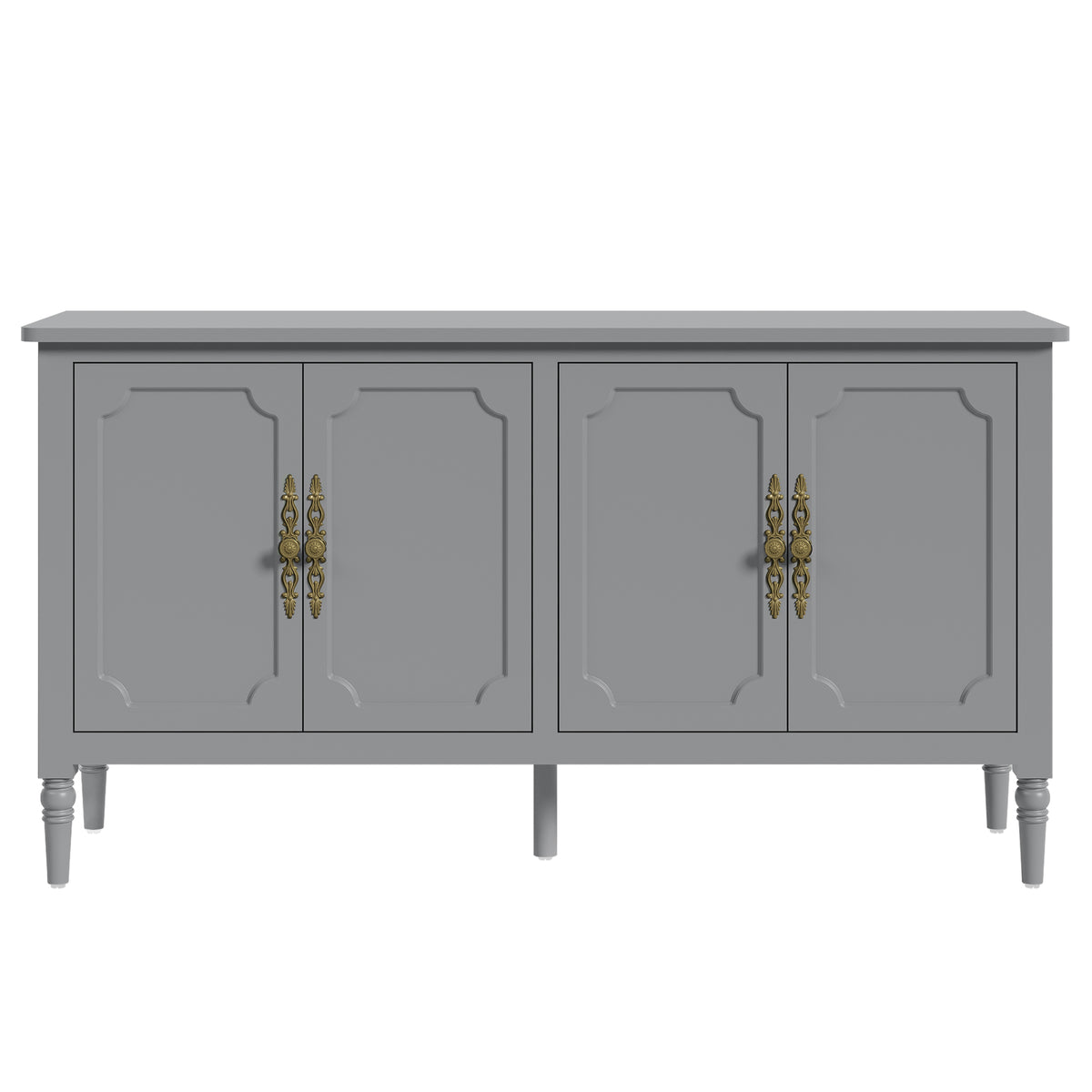 Mid Century Wood Buffet Sideboard for Living Room