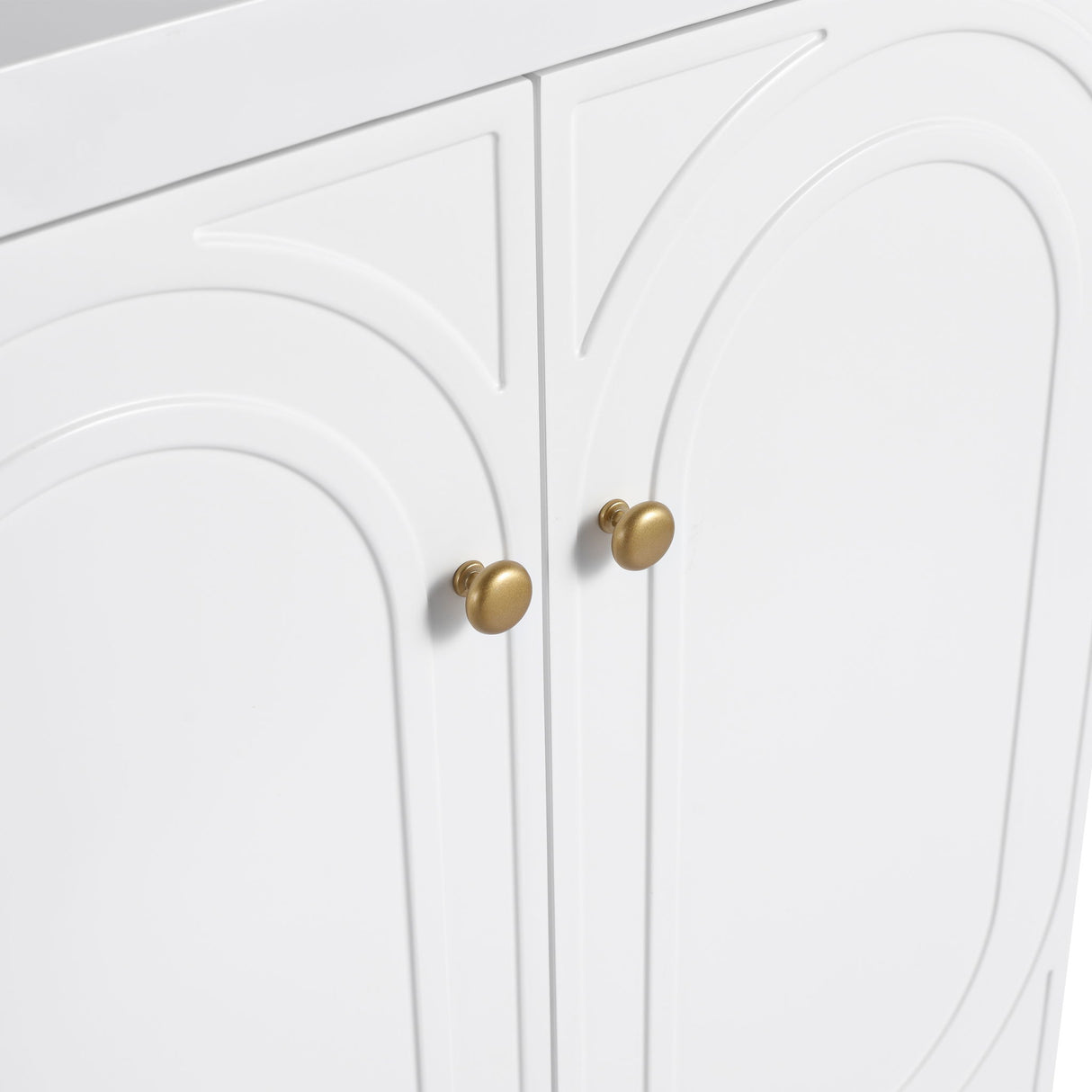 Modern Freestanding Bathroom Vanity With Soft Close Cabinet Doors