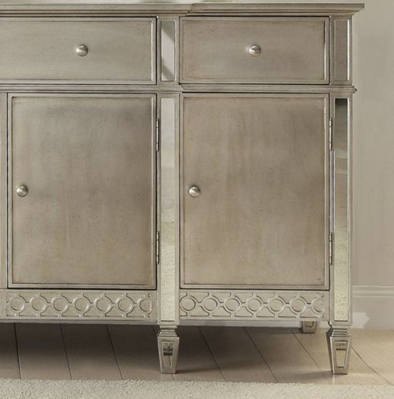 Kacela - Mirrored Server - Champagne - Best Buy Furniture