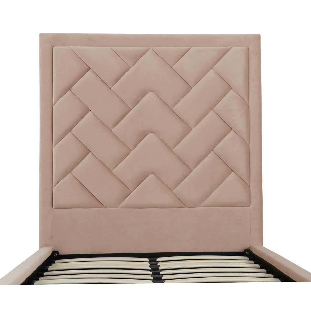 Crosby - Bed With Upholstered Headboard And Slats