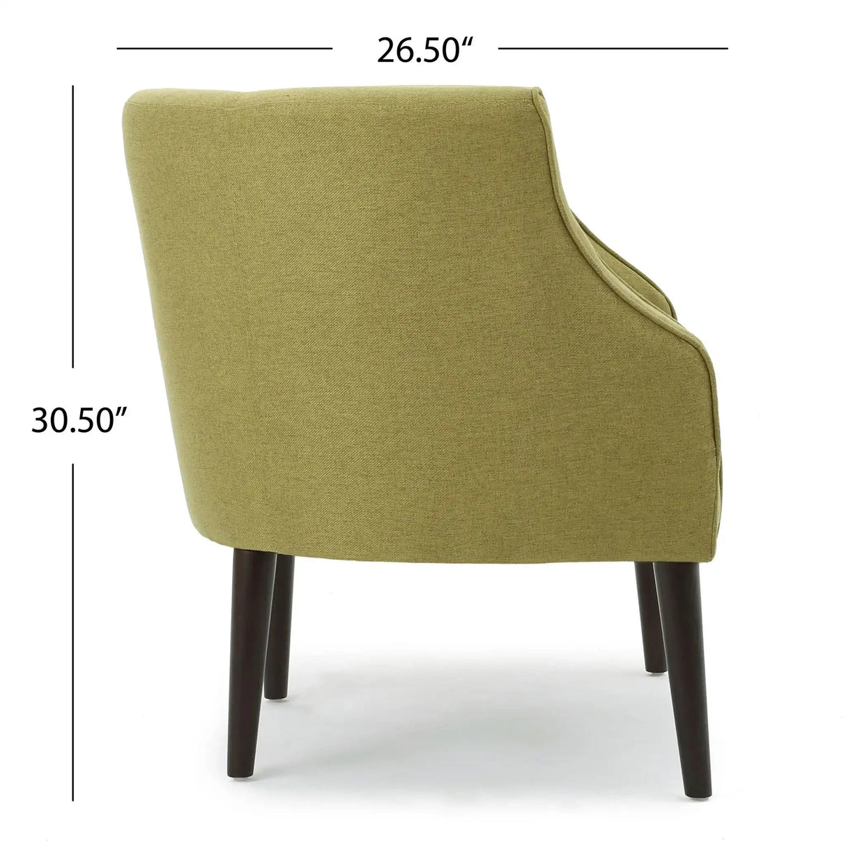 Contemporary Upholstered Club Chair With Button Tufting - Best Buy Furniture