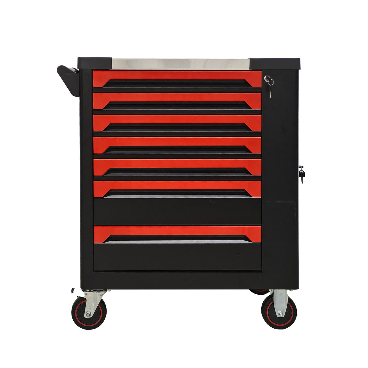 7 Drawer SPCC Rolling Tool Chest with 258-Piece Complete Tool Set