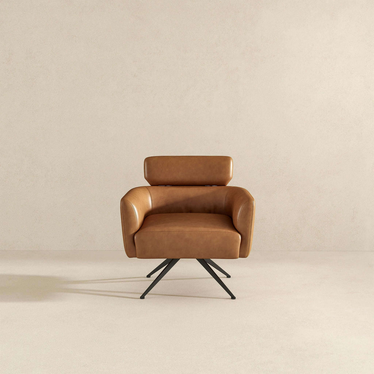 Camila Genuine Leather Lounge Chair