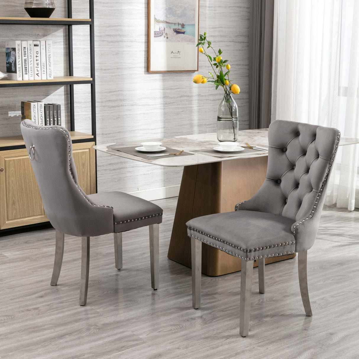 Nikki - Contemporary Upholstered Dining Chair (Set of 2)