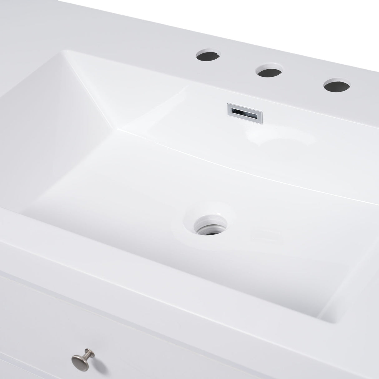 Modern Bathroom Vanity With Sink, Soft Close Drawers