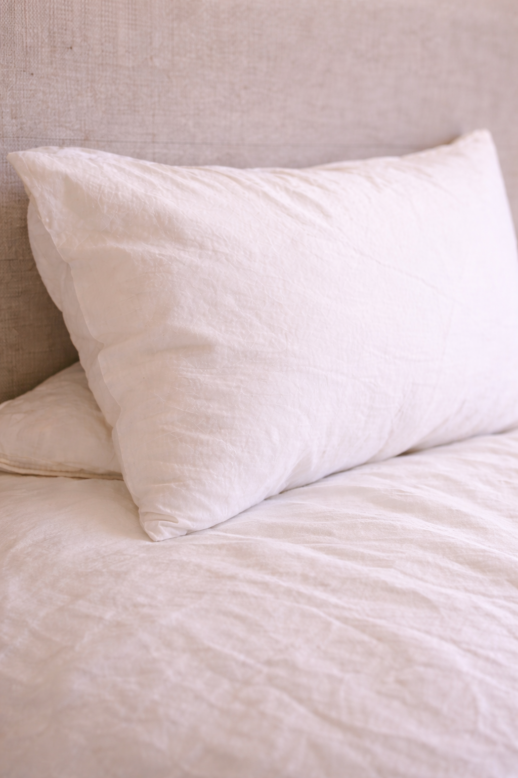 The Messina Washed Cotton 3-Piece Duvet Cover Set