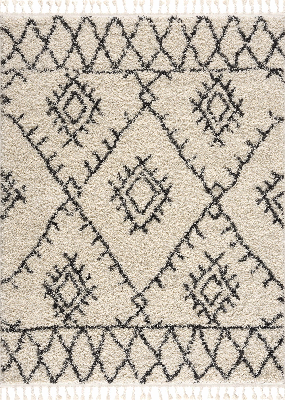 Emlenton Berber Shag with Tassels - Clearance