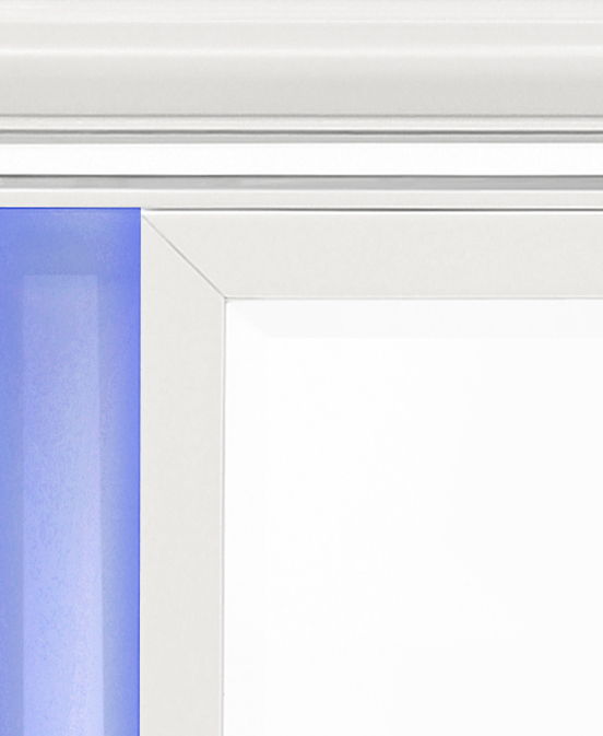 Tarian - Mirror With LED - White - Best Buy Furniture