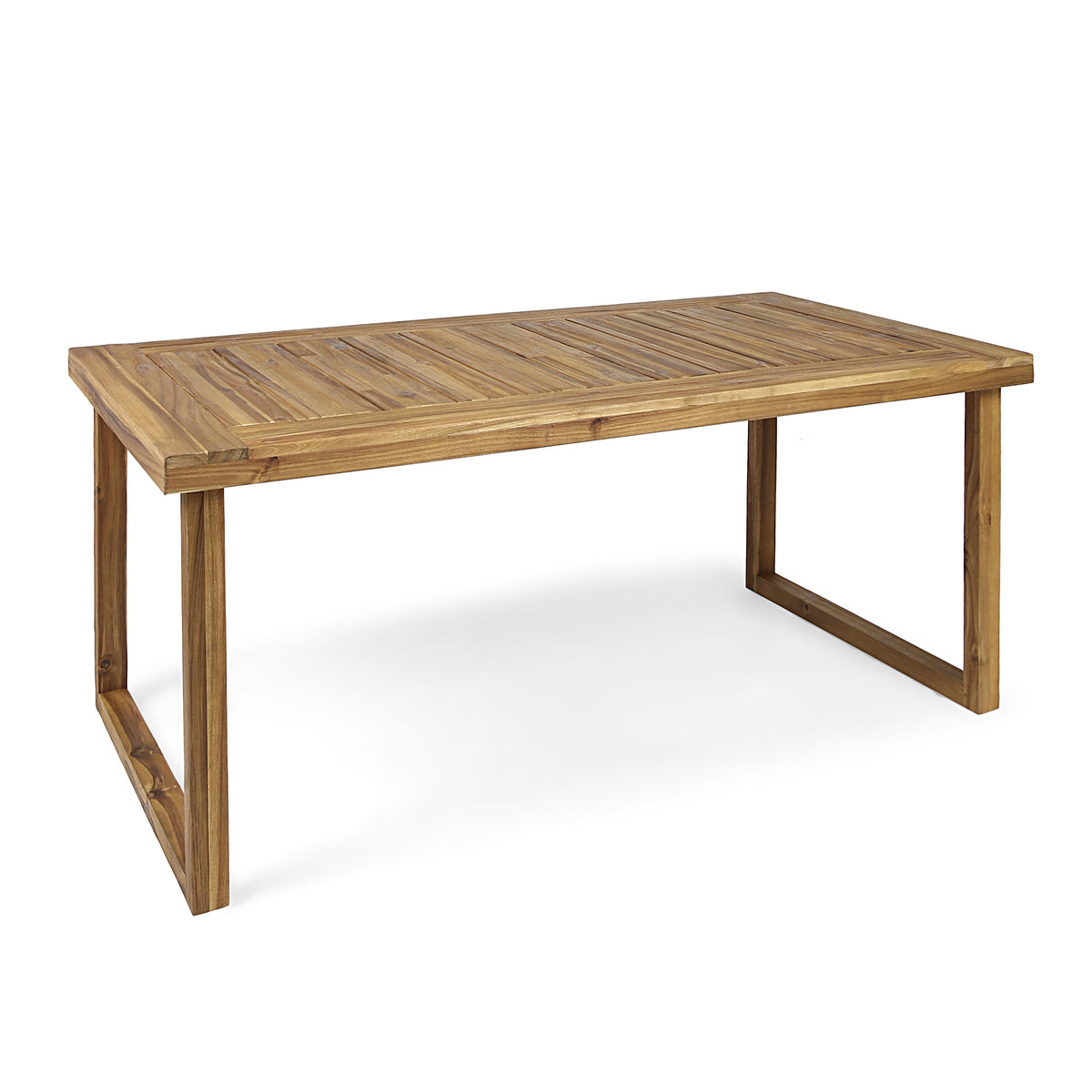 3 Pcs Outdoor Acacia Wood Dining Set - Sandblast