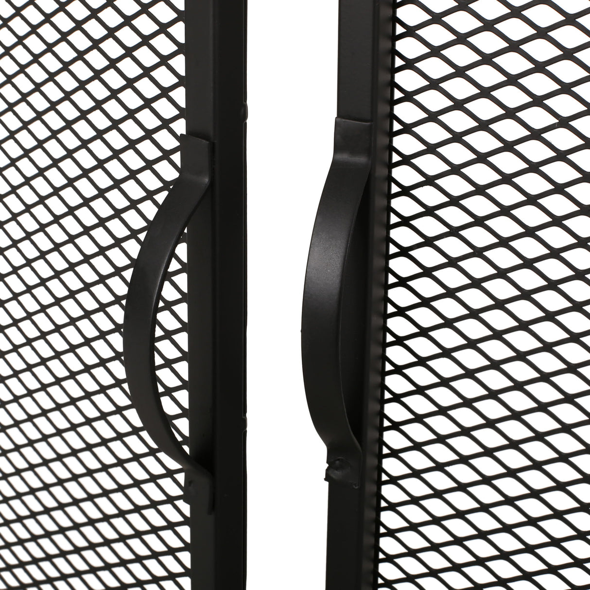 Samantha - Iron Fireplace Screen 2 Door Design
