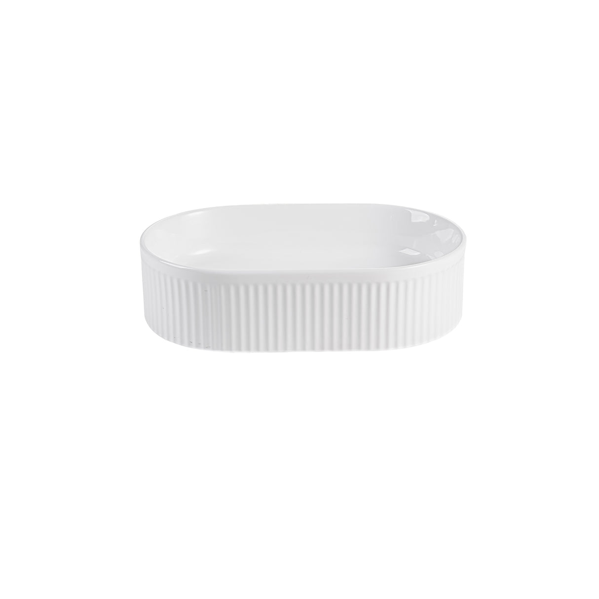 Integrated Oval Ceramic Bathroom Sink